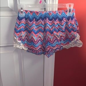 Multi-Colored Stretchy Shorts